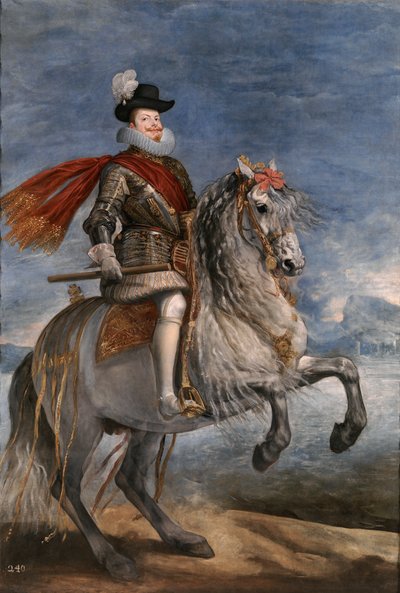 Philip III on Horseback by Diego Velázquez